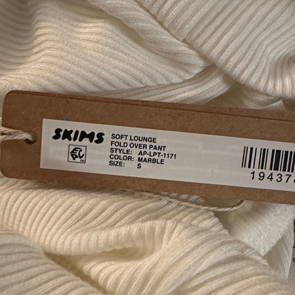 SKIMS Soft Lounge Foldover Pant Marble Small - Picture 5 of 5